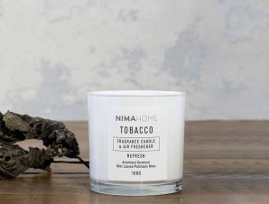 Αρωματικό Κερί Αντικαπνικό 160gr Nima Aroma Tobacco