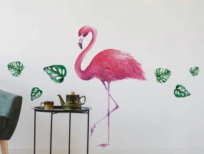 Αυτοκόλλητα Τοίχου Ango Flamingos 44237