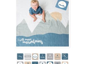 Σεντόνι Φωτογράφισης Μωρού + Κάρτες Lulujo Will Move Mountains LJ582