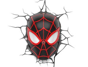 Διακοσμητικό Φωτιστικό Led The Source 3DL Marvel Spiderman Miles Morales Face 89759