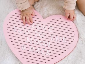 Πίνακας Με Γράμματα (29×25) Pearhead Message Board Heart Pink PH-83106
