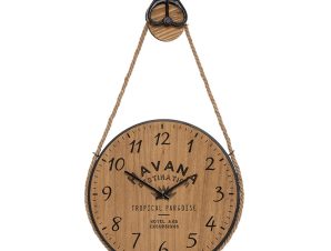 Ρολόι Τοίχου (Φ38) Αθόρυβο A-S Pouli Cuba 179404